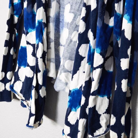 Tabitha Women’s Cardigan Large Boho Artsy Casual Classic Abstract Print Knit L - Picture 4 of 7